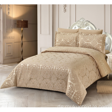 King-Size-Bettwäsche-Set aus Jacquard-Steppdecke